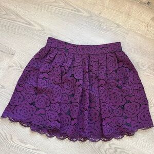 Alice + Olivia Skirt
Purple
Lace